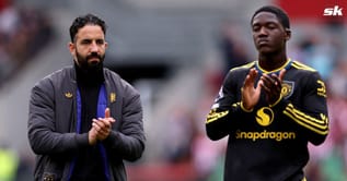 Manchester United boss Ruben Amorim laughs at suggestion of bringing Kobbie Mainoo on from the bench during West Ham draw, video goes viral