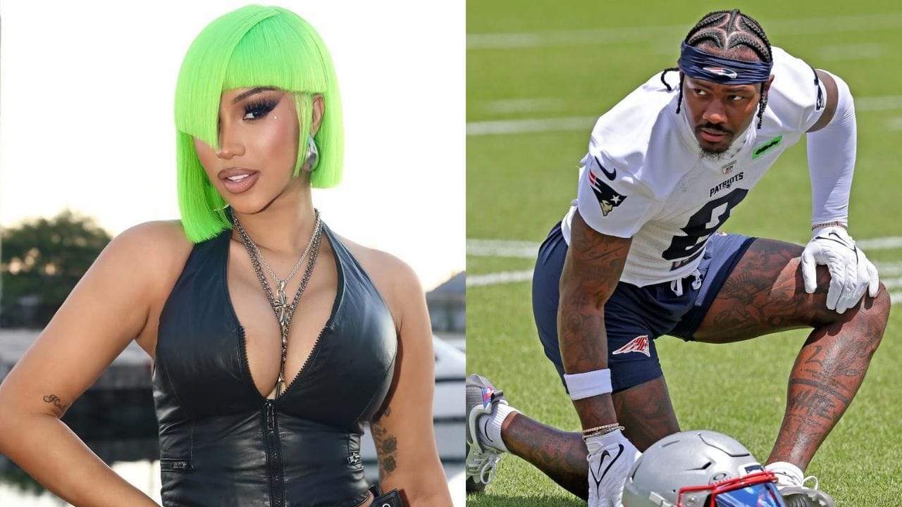 [PIC] Stefon Diggs wraps GF Cardi B snugly in sleeping bag as duo films commercial with Gigi Hadid in NYC