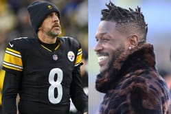"Lost in Pittsburgh": Antonio Brown throws shade at Aaron Rodgers amid Steelers' offensive woes