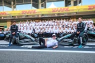 The Mercedes team photo before the F1 Grand Prix of Abu Dhabi. Source: Getty
