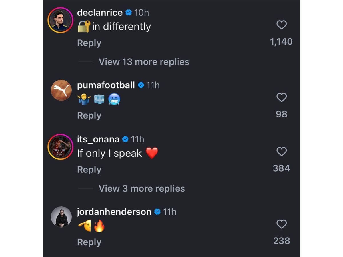 Declan Rice and Jordan Henderson react after Morgan Rogers’ brilliant ...