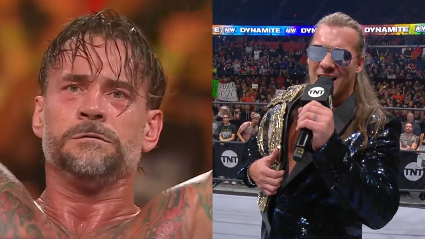 CM Punk (left) and Chris Jericho (right) [Images taken from AEW and WWE
