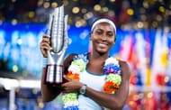 Coco Gauff at the Wuhan Open 2025. (Photo: Getty)