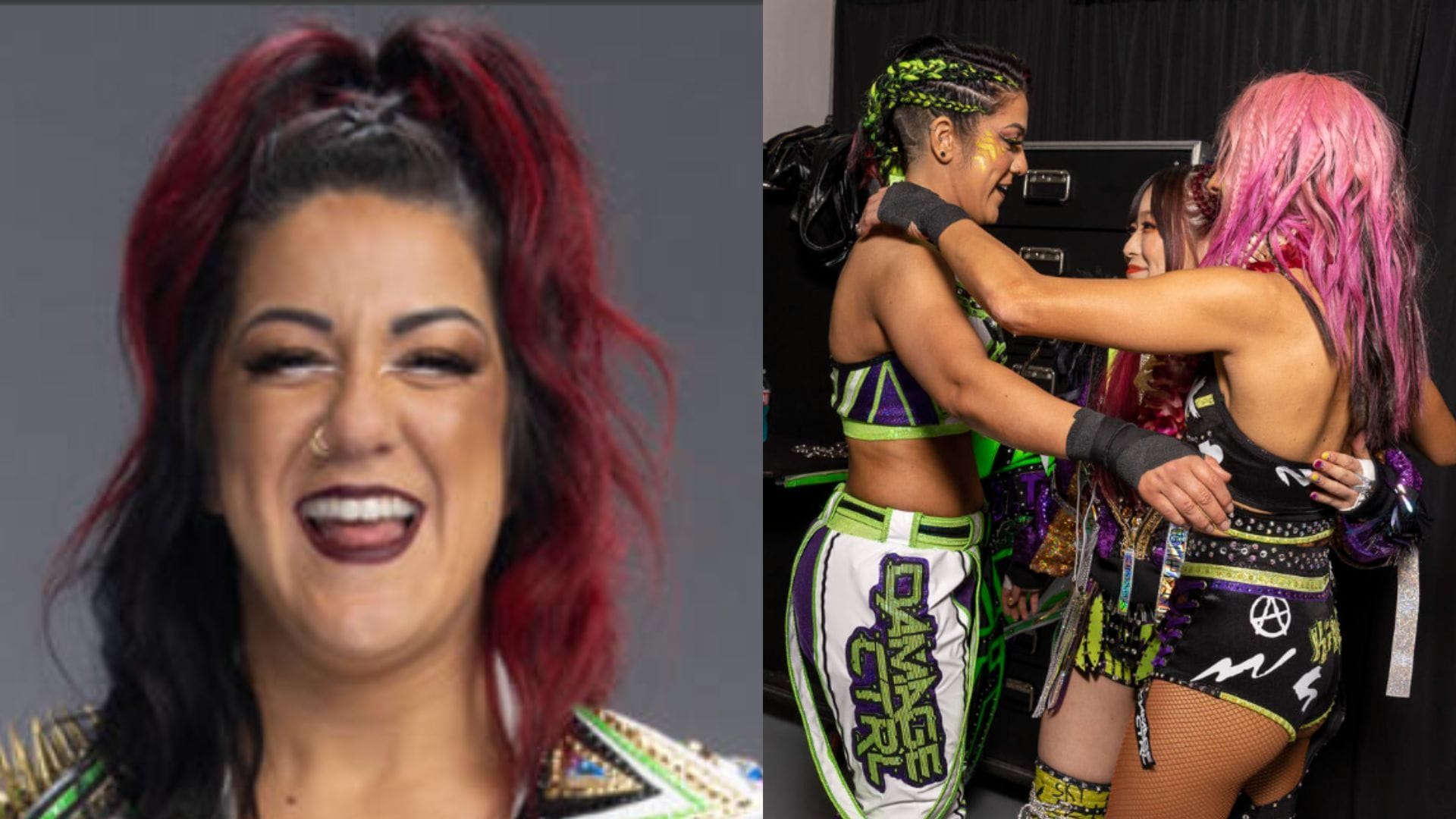 Bayley joined WWE in 2012. (Images via WWE.com) 