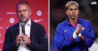 “The level he’s showing is fantastic” - Barcelona boss Hansi Flick names area where Lamine Yamal has ‘improved a lot’