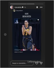 George Kittle's wife Claire drops 3-word message while reliving special college days when couple's romance sparked/@clairekittle