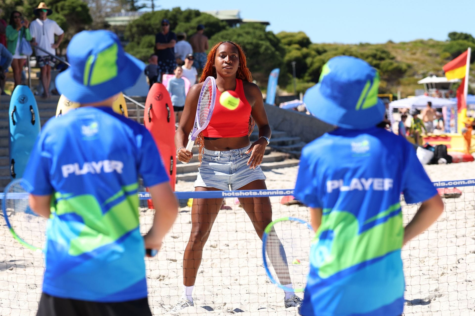 Coco Gauff, parents Candi & Corey react with love as youngest brother Cameron takes up athletic life to join big sister & brother