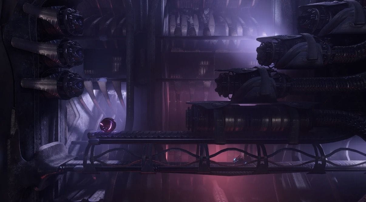 Explore abandoned alien structures for a way back home (Image via NintenDo)