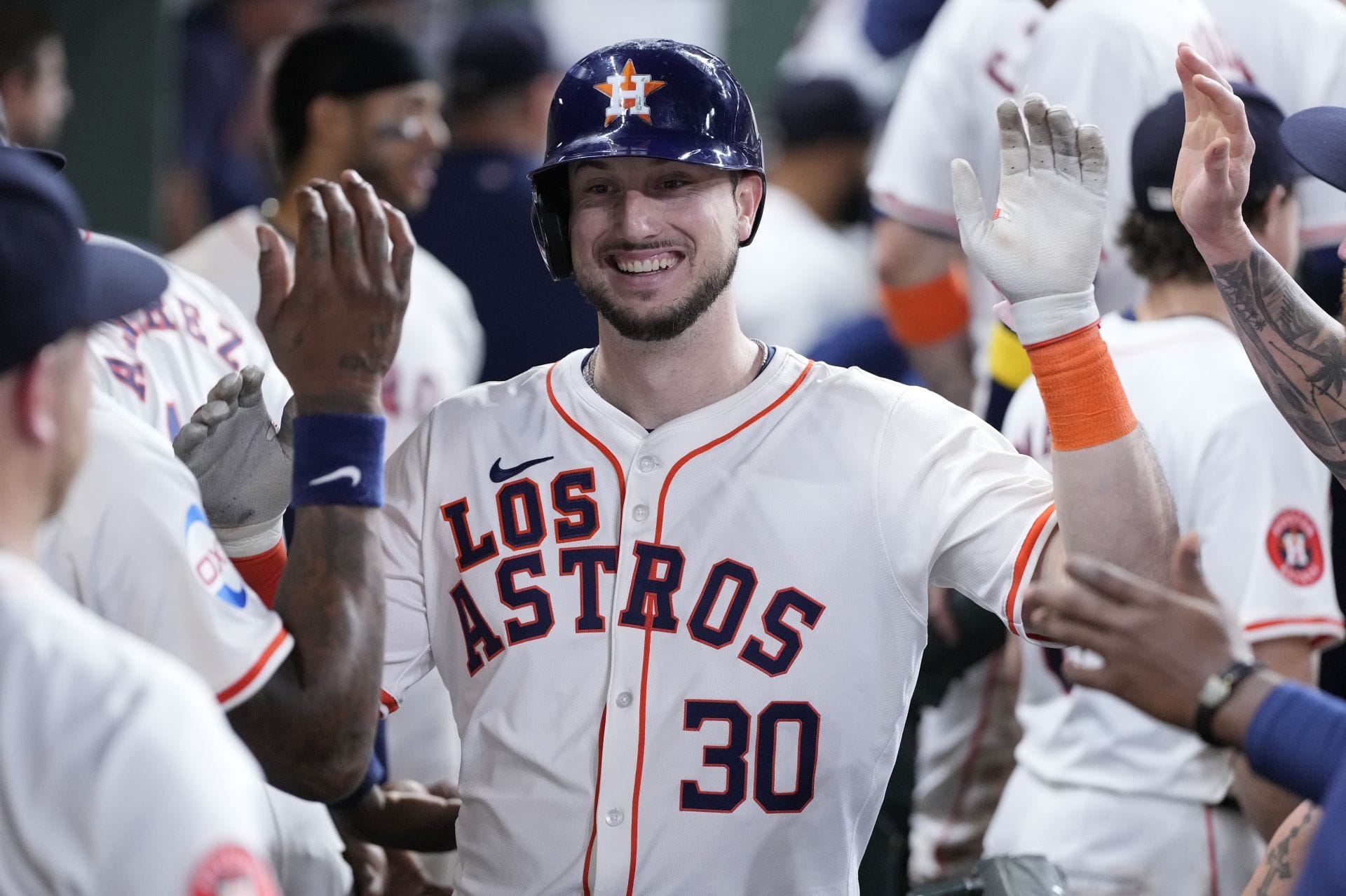 Kyle Tucker during his time with the Astros – Source: Getty