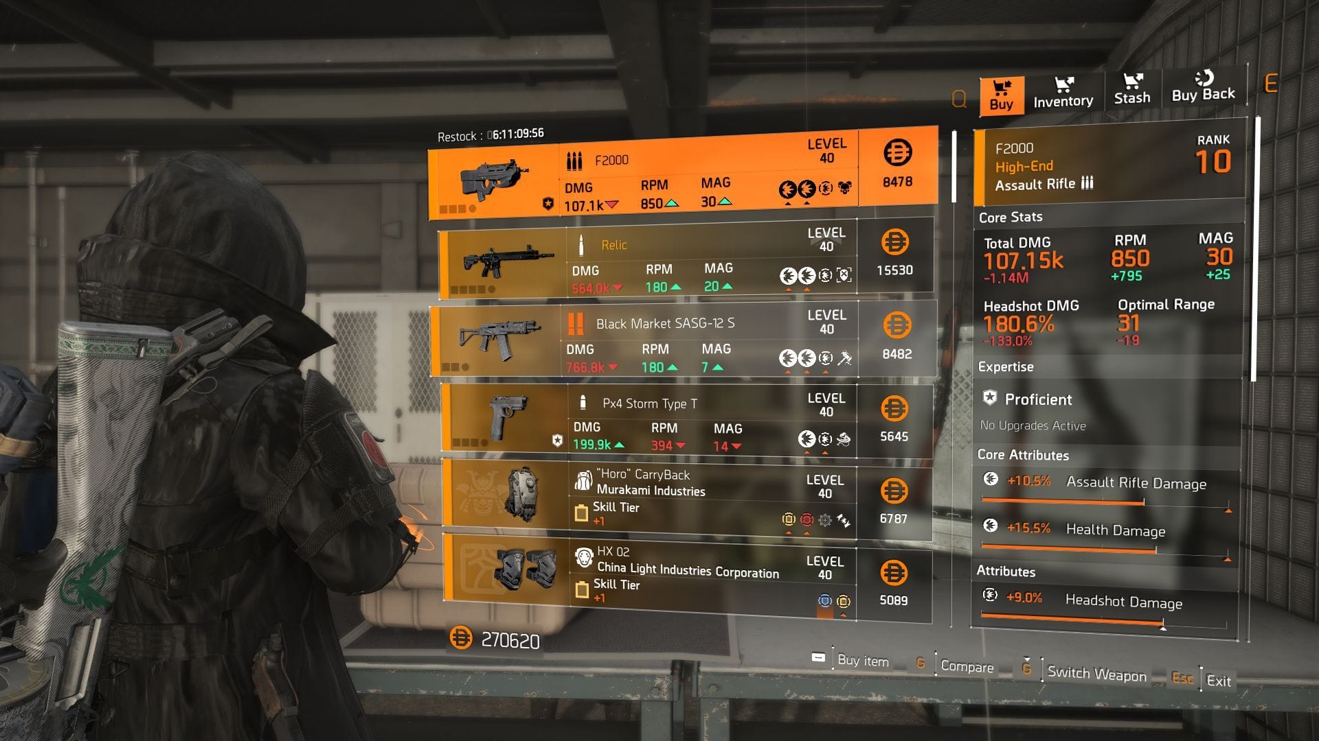 The Division 2 vendor in Brooklyn (Image via SK Gaming || Ubisoft)