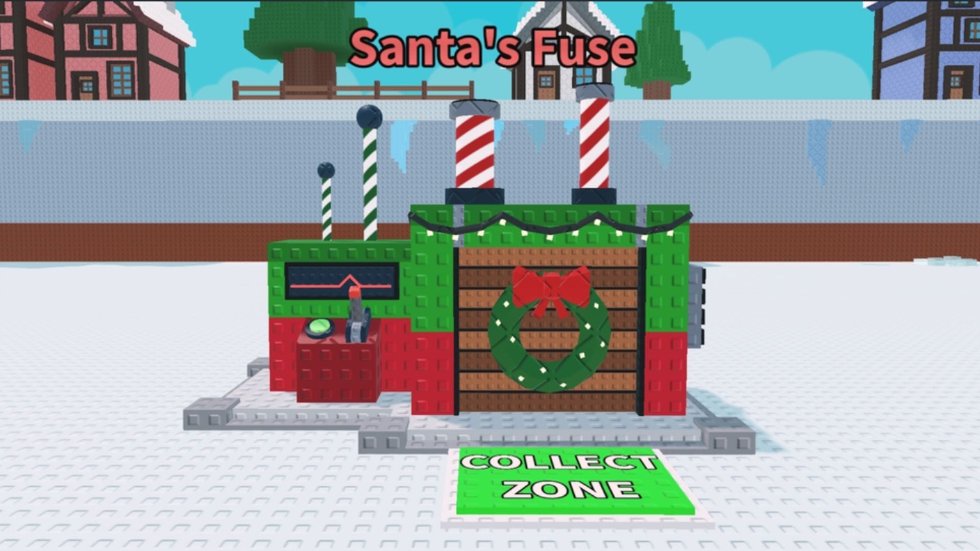 The Santa&#039;s Fuse machine (Image via Roblox)