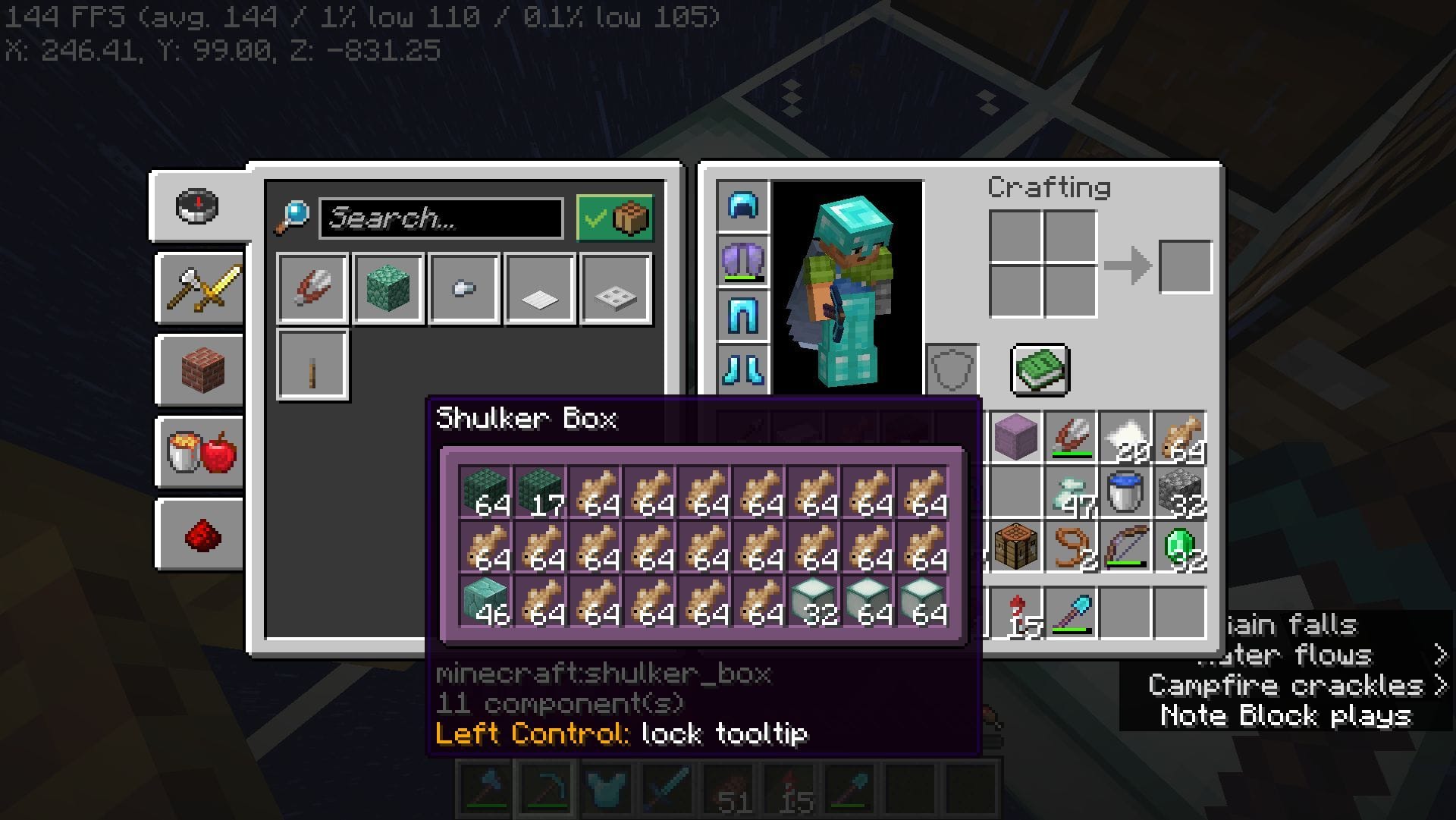 Shulker Box Tooltips mod feature (Image via Mojang)