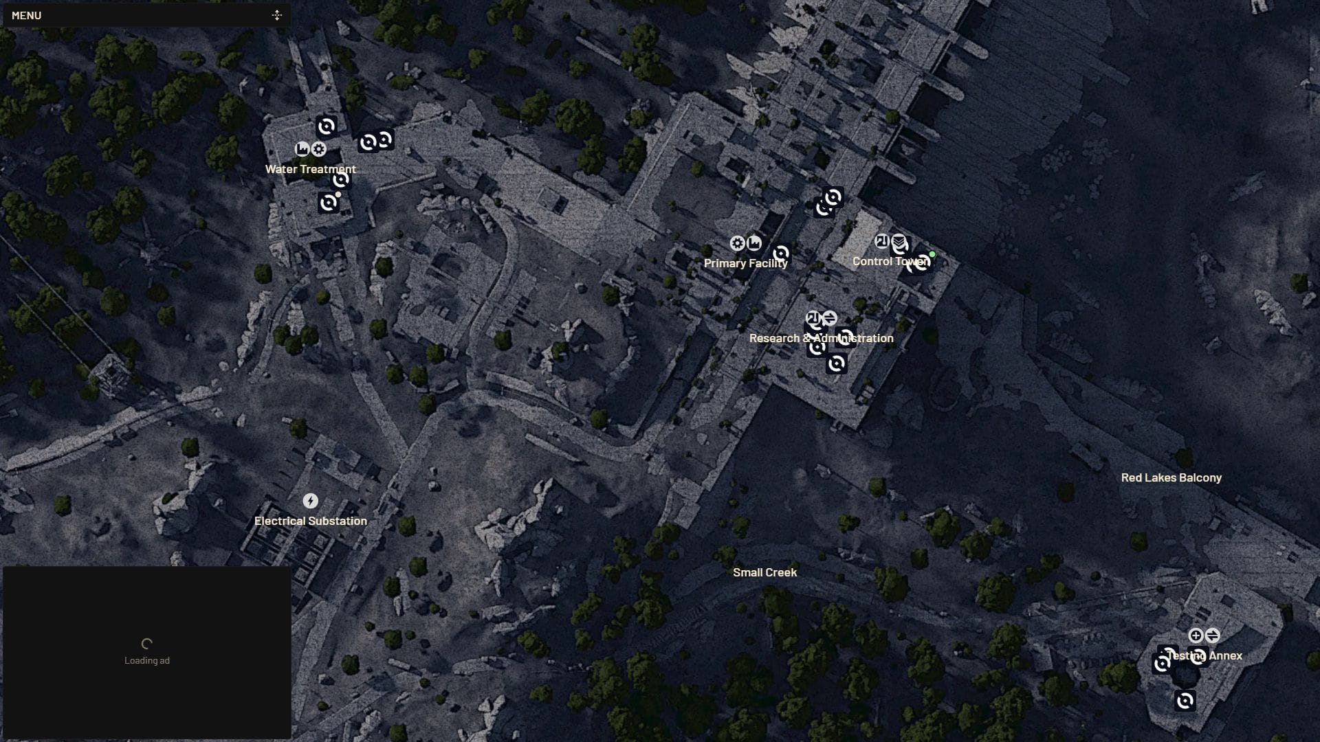 Pop spawn location in Dam Battlegrounds (Image via arcraidersmaps.app)
