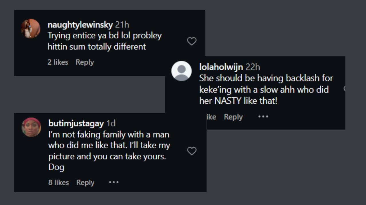 Người hâm mộ bình luận về cuộc gặp gỡ của Nikki Mudarris và LiAngelo tại bữa tiệc của con gái họ. (Tín dụng: @nftsmedia/IG)