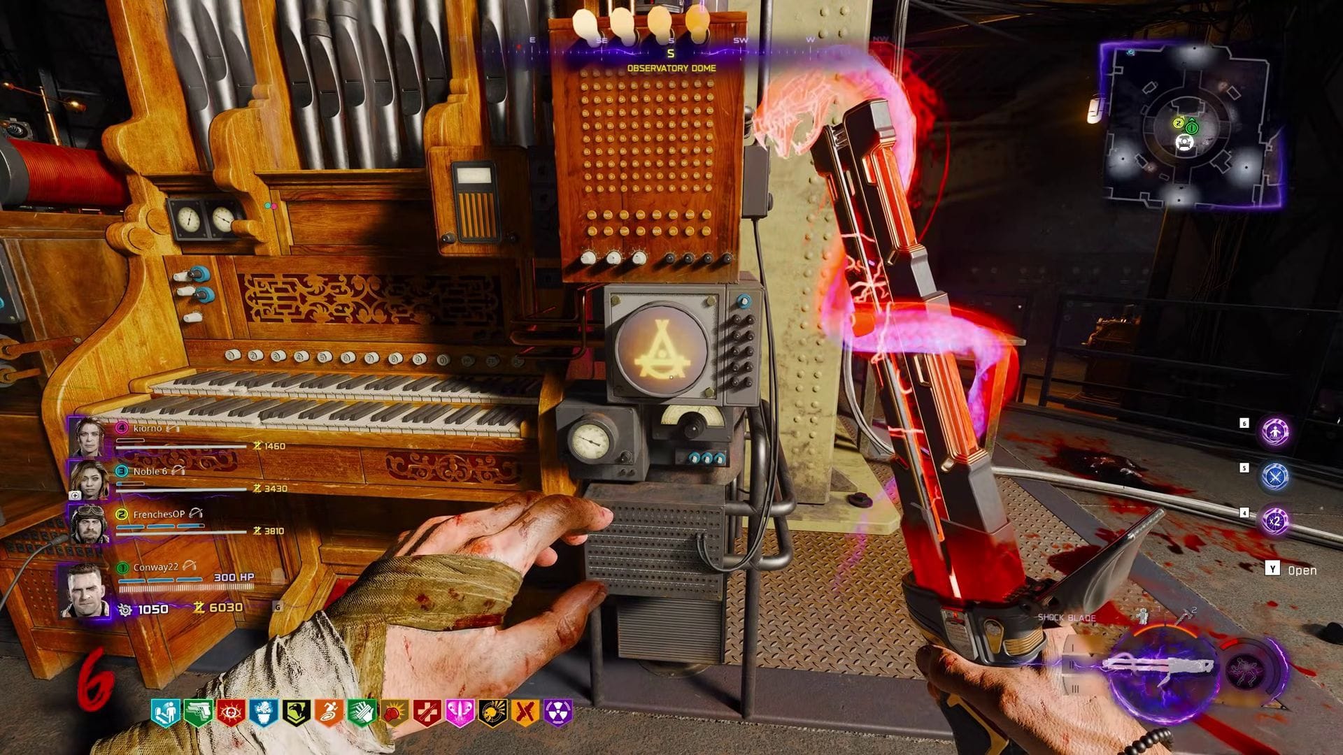 Take note of these symbols from Observatory Dome in Astra Malorum (Image via Activision || YouTube/@@MrRoflWaffles)