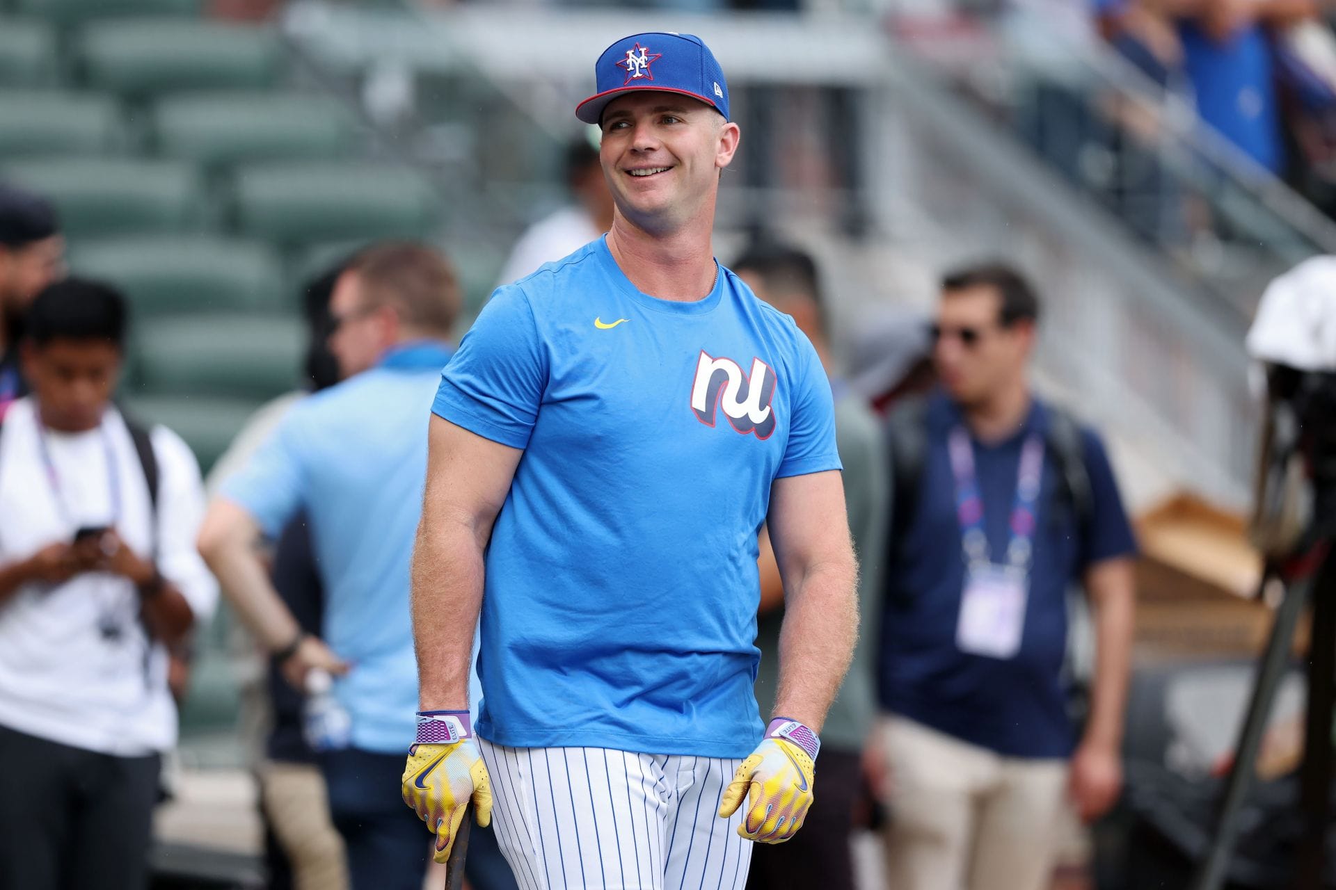 Pete Alonso at the 2025 All-Star game - Source: Getty
