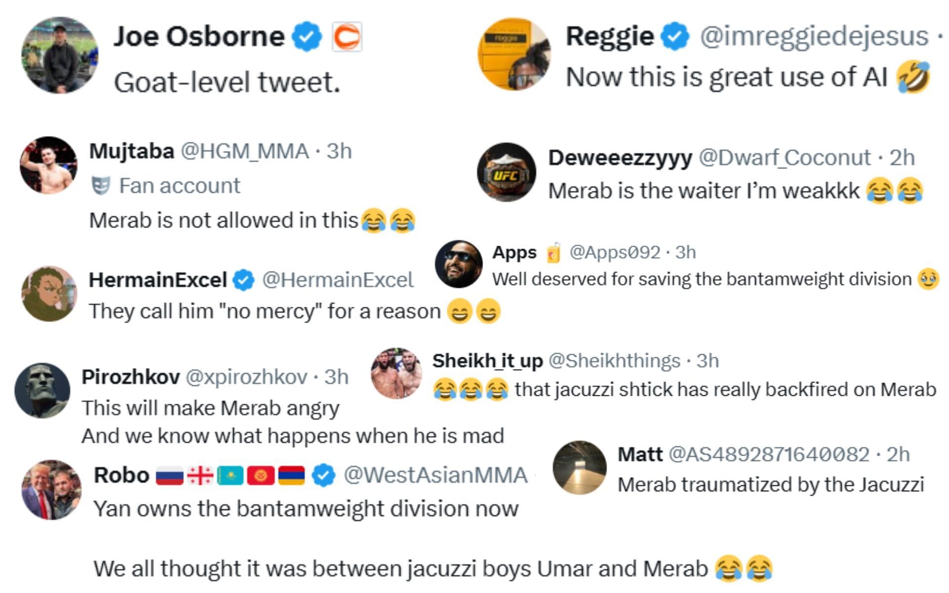 Screenshots courtesy: @PetrYanUFC on X