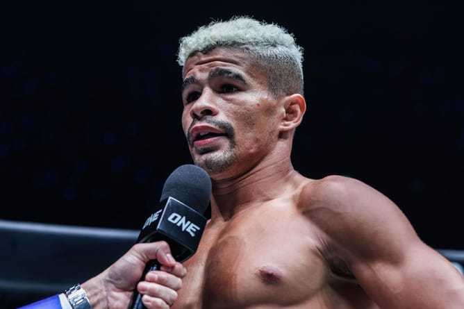 "It gets me a little bit emotional" - Fabricio Andrade reflects on rough life journey to becoming a ONE world champion