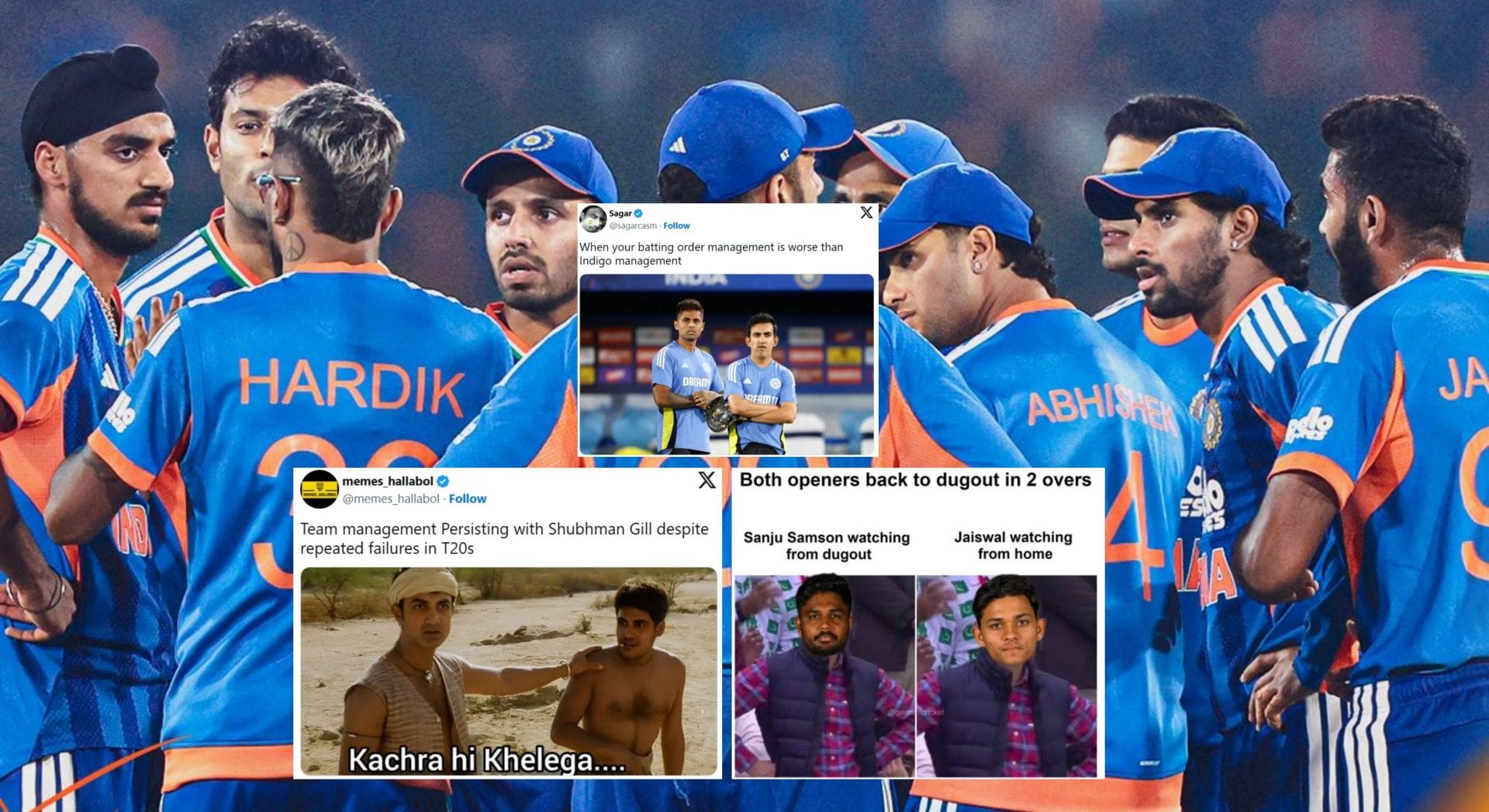 Fans react after India