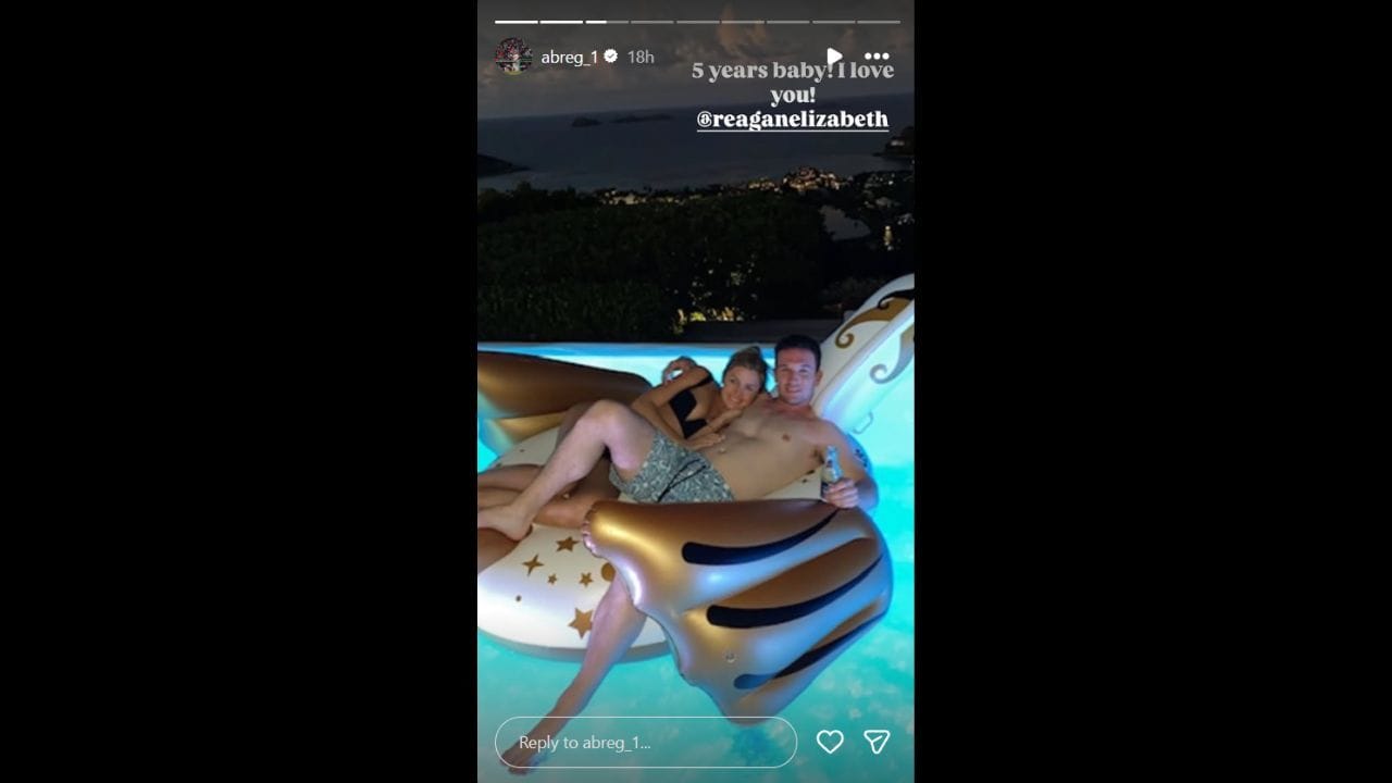 Screenshot of Bregman&#039;s Instagram Story (Image from - Instagram.com/@abreg_1 IG Stories)