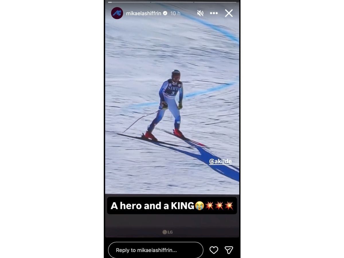 Shiffrin&#039;s Instagram story