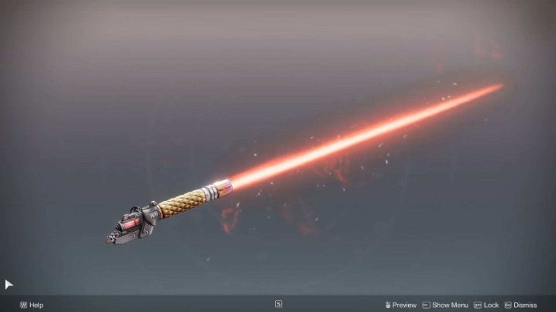 Red Praxic Blade in Destiny 2 (Image via Bungie) 