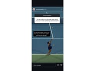 Osaka's Instagram story