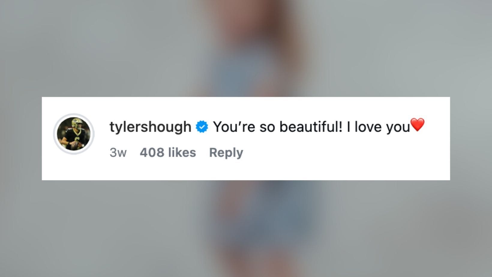 Tyler Shough dropped romantic message while reacting to pregnancy news of wife Jordan (Image Credit: Jordan/IG)