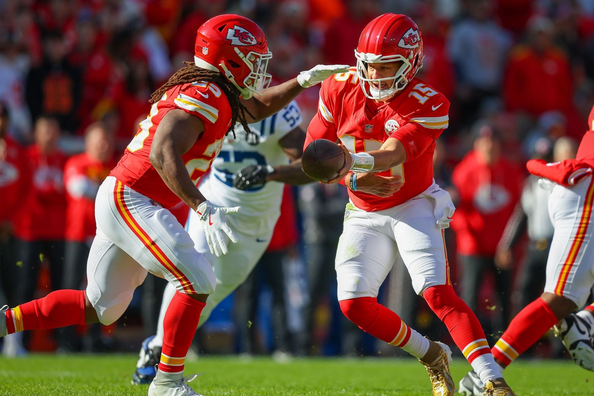 Kareem Hunt at Indianapolis Colts v Kansas City Chiefs - NFL 2025 - Source: Getty