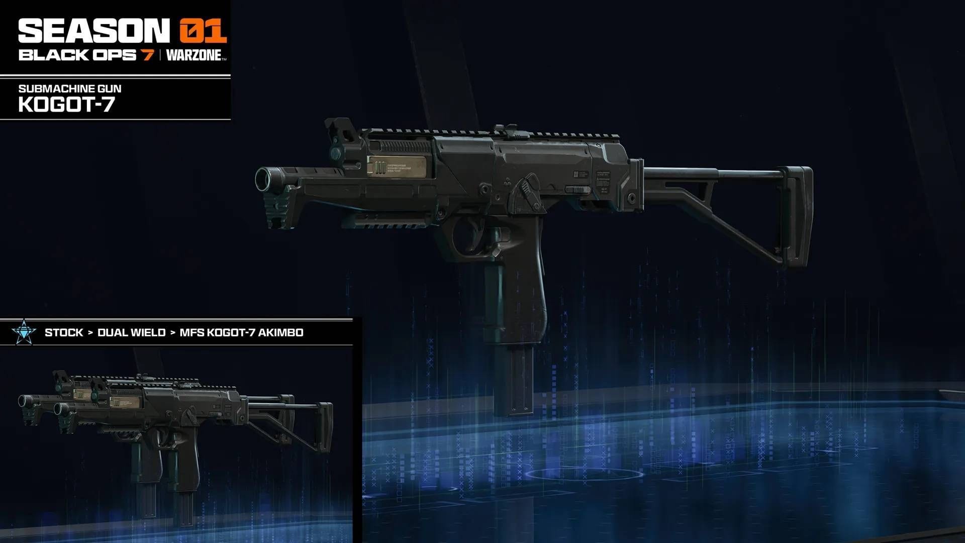 Prestige attachment for the new SMG in Warzone and Black Ops 7 (Image via Activision)