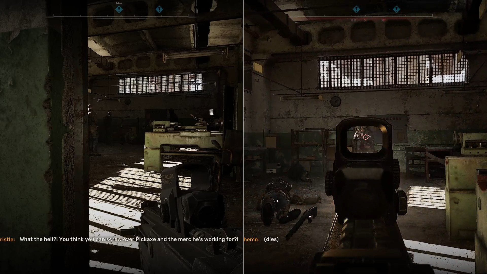 Approchez-vous sournoisement des ennemis par derrière et éliminez-les (Image via GSC Game World)