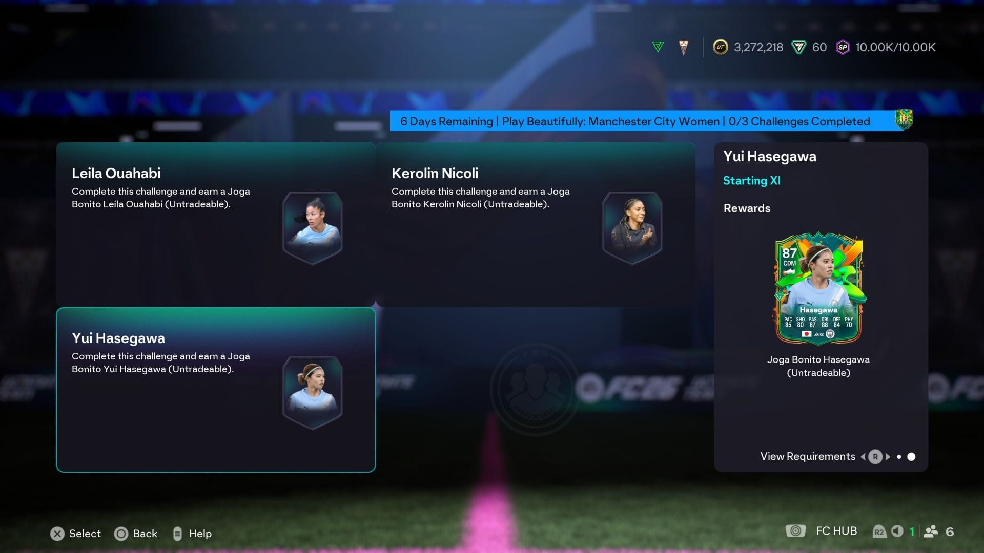 Hasegawa is available (Image via EA Sports)