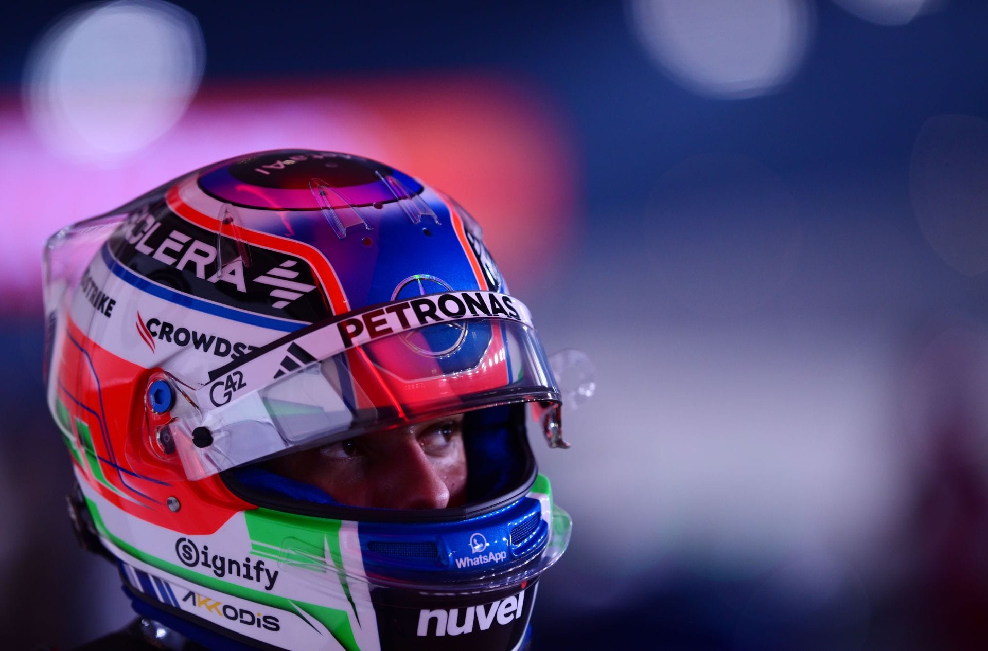 Mercedes&#039; Kimi Antonelli during the 2025 F1 Grand Prix of Qatar race weekend - Source: Getty