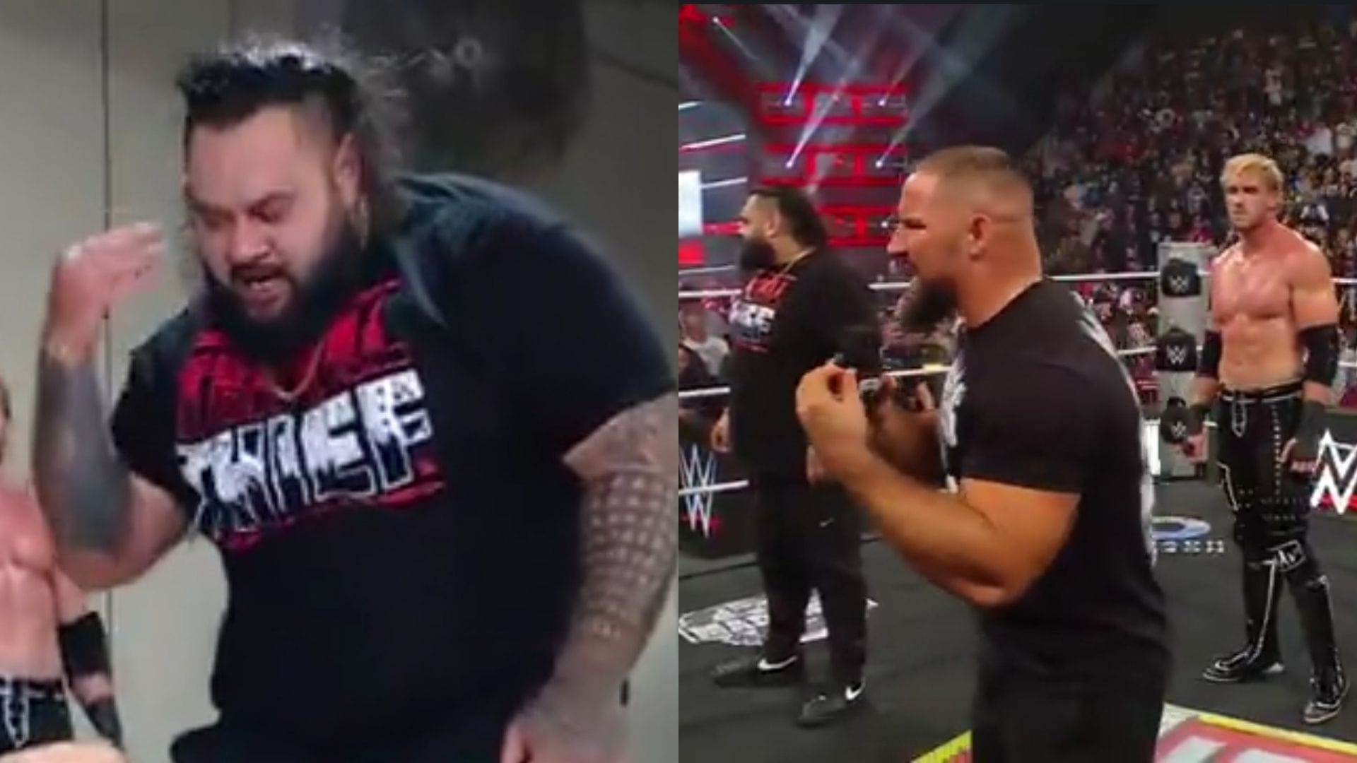 Bronson Reed and the Vision on RAW (Image via WWE