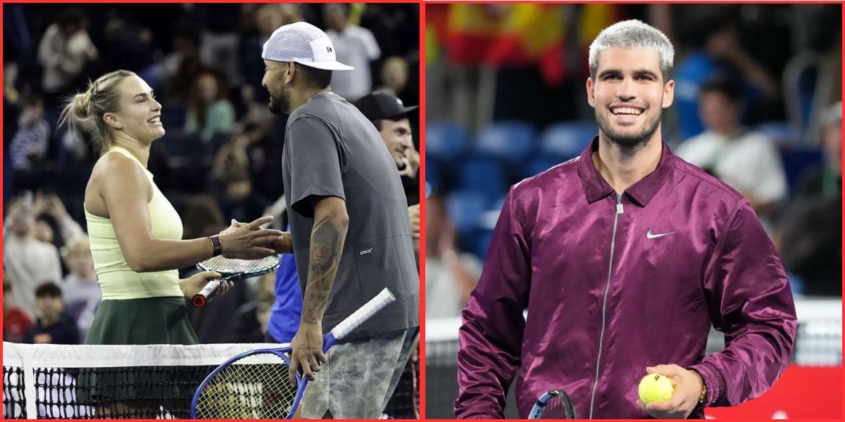 Aryna Sabalenka under fire for Nick Kyrgios collab before Battle of the Sexes; Carlos Alcaraz wins prestigious ATP award Novak Djokovic has never won before