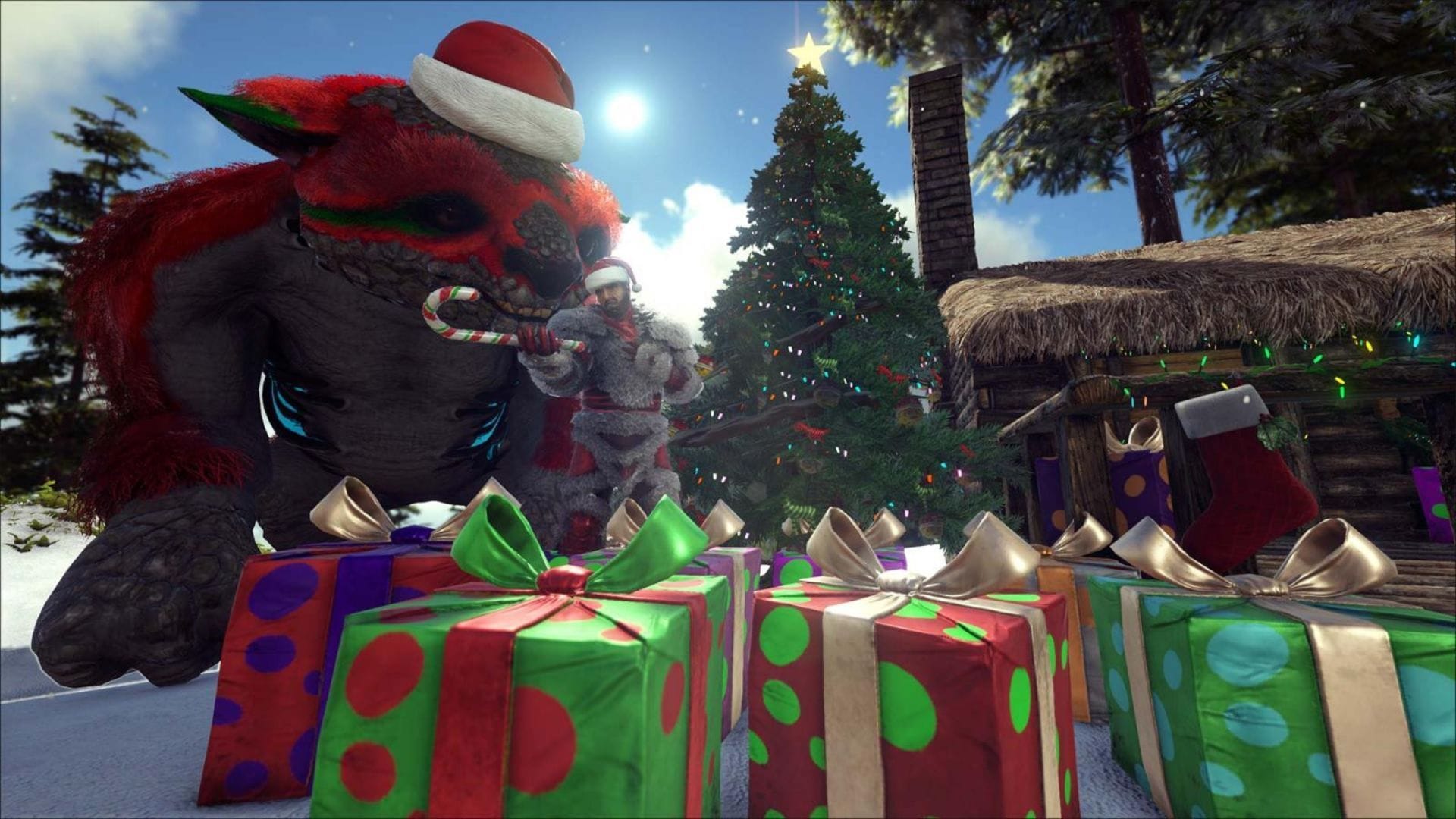 How to get loot from Gacha Claus in ARK Survival Ascended