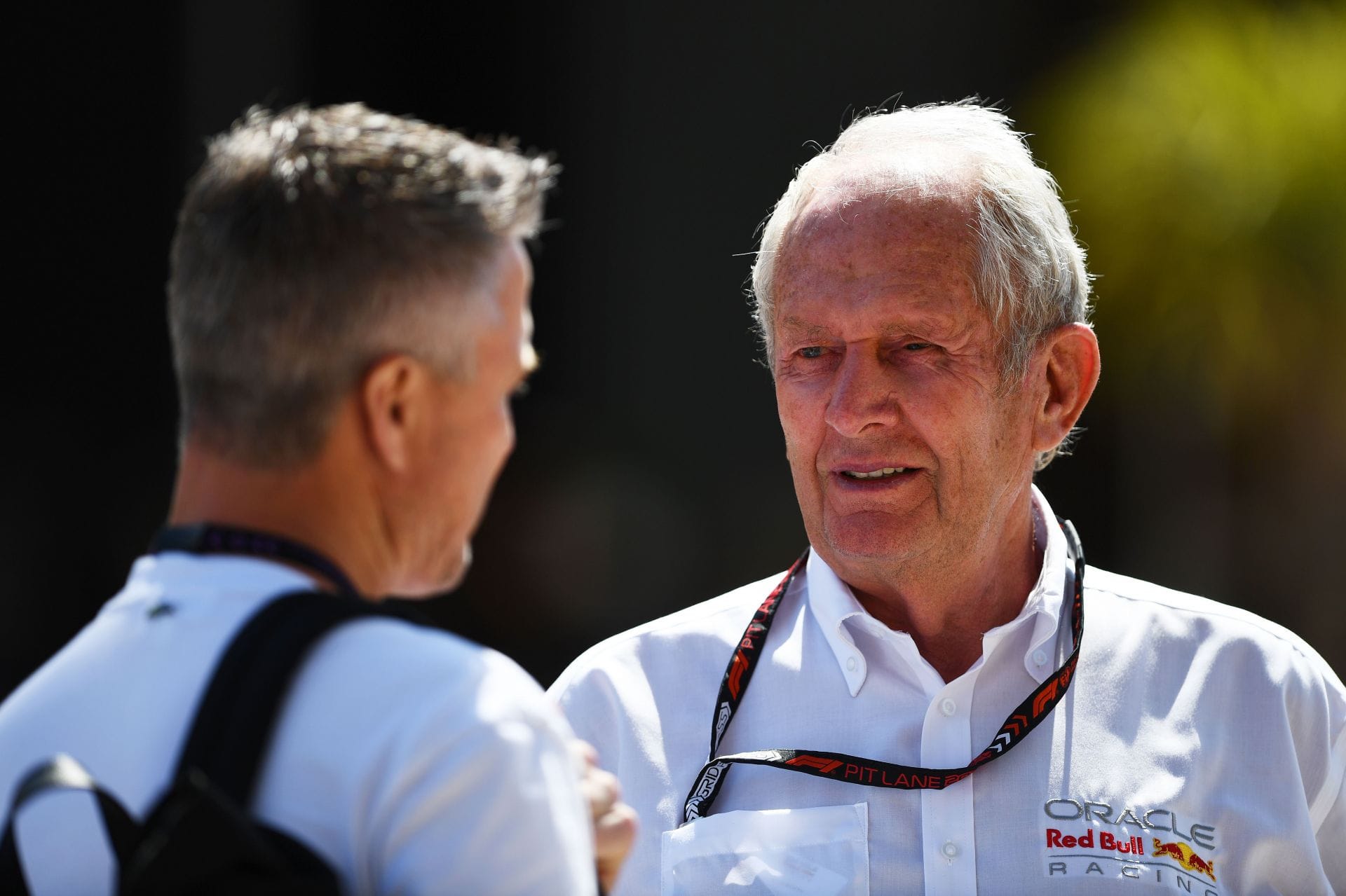 Former Red Bull Racing Team Consultant Dr. Helmut Marko and Ralf Schumacher. Source: Getty