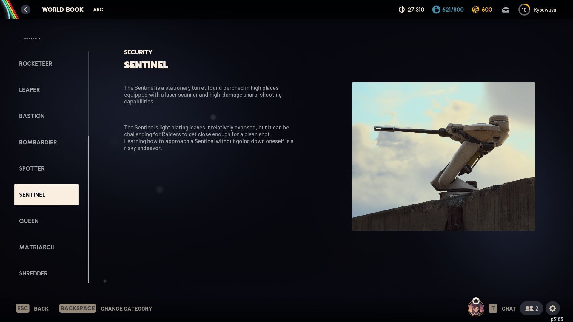 Sentinel (obrázek přes Sportskeeda Gaming || Embark Studios)