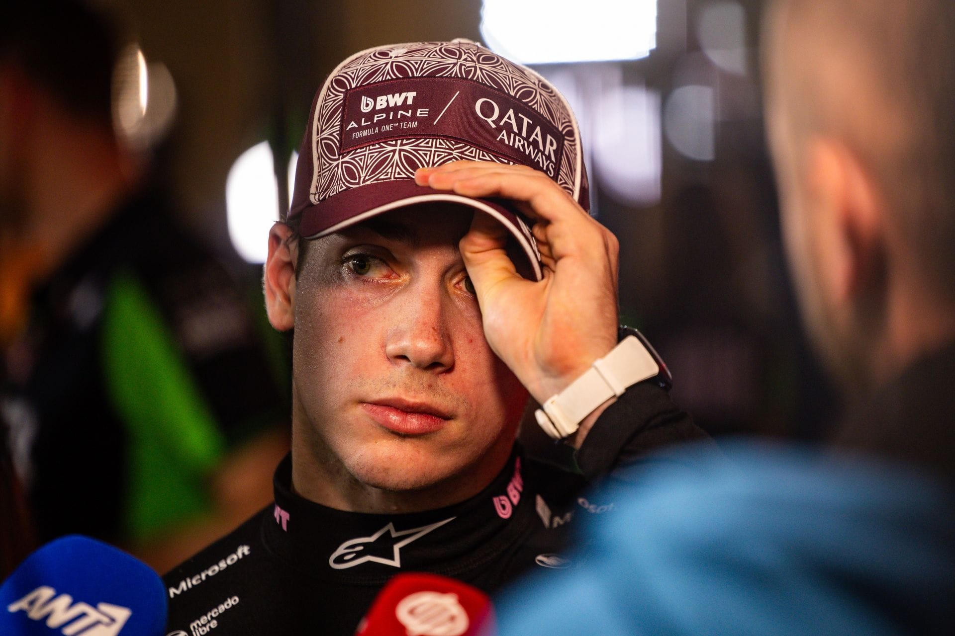 Franco Colapinto of Alpine after the F1 Grand Prix of Qatar. Source: Getty