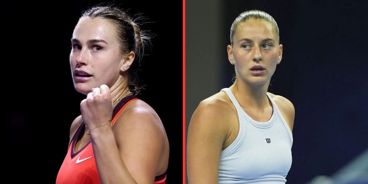 Aryna Sabalenka (left), Marta Kostyuk (right), Sources: Getty