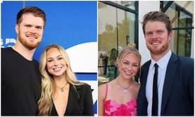 Sam Darnold's fiancée Katie has 2-word reaction to Seahawks QB joining Tom Brady for historic achievement