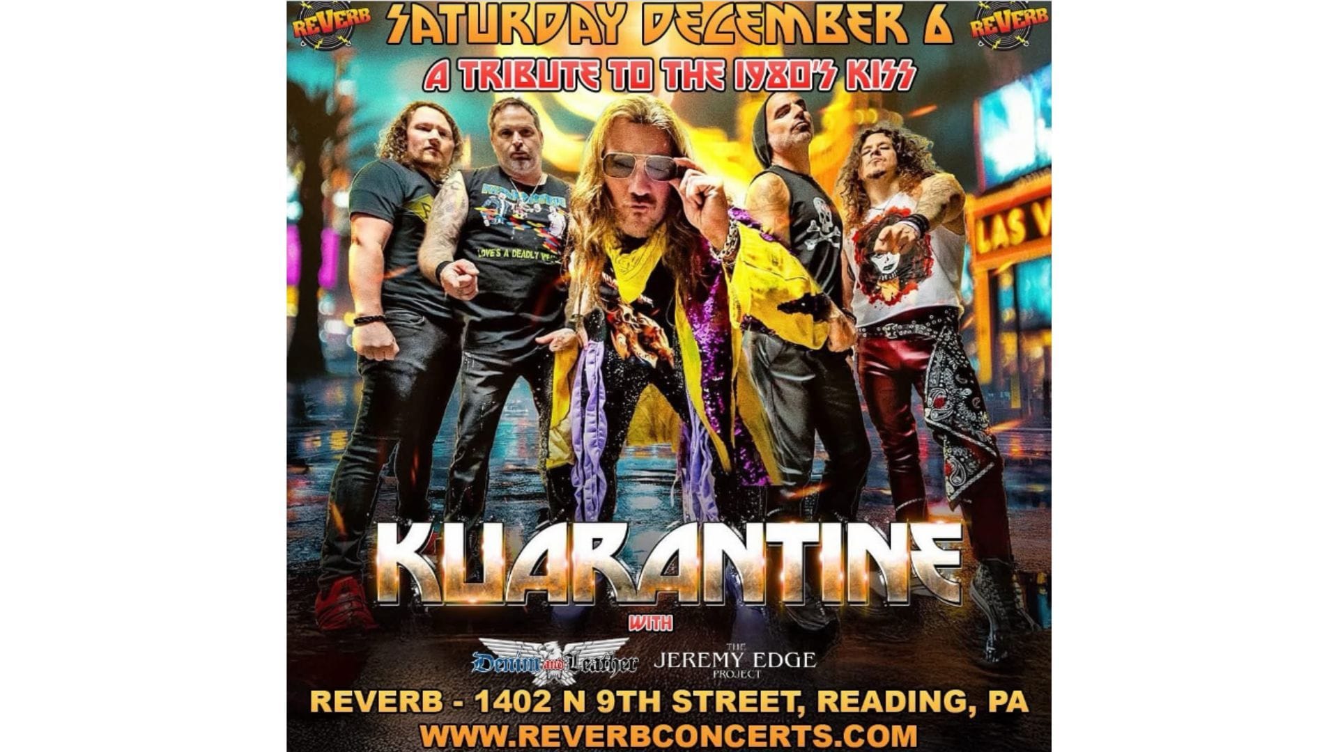 Poster for Kuarantine&#039;s upcoming performance featuring Chris Jericho [Source: joeycassata on Instagram]