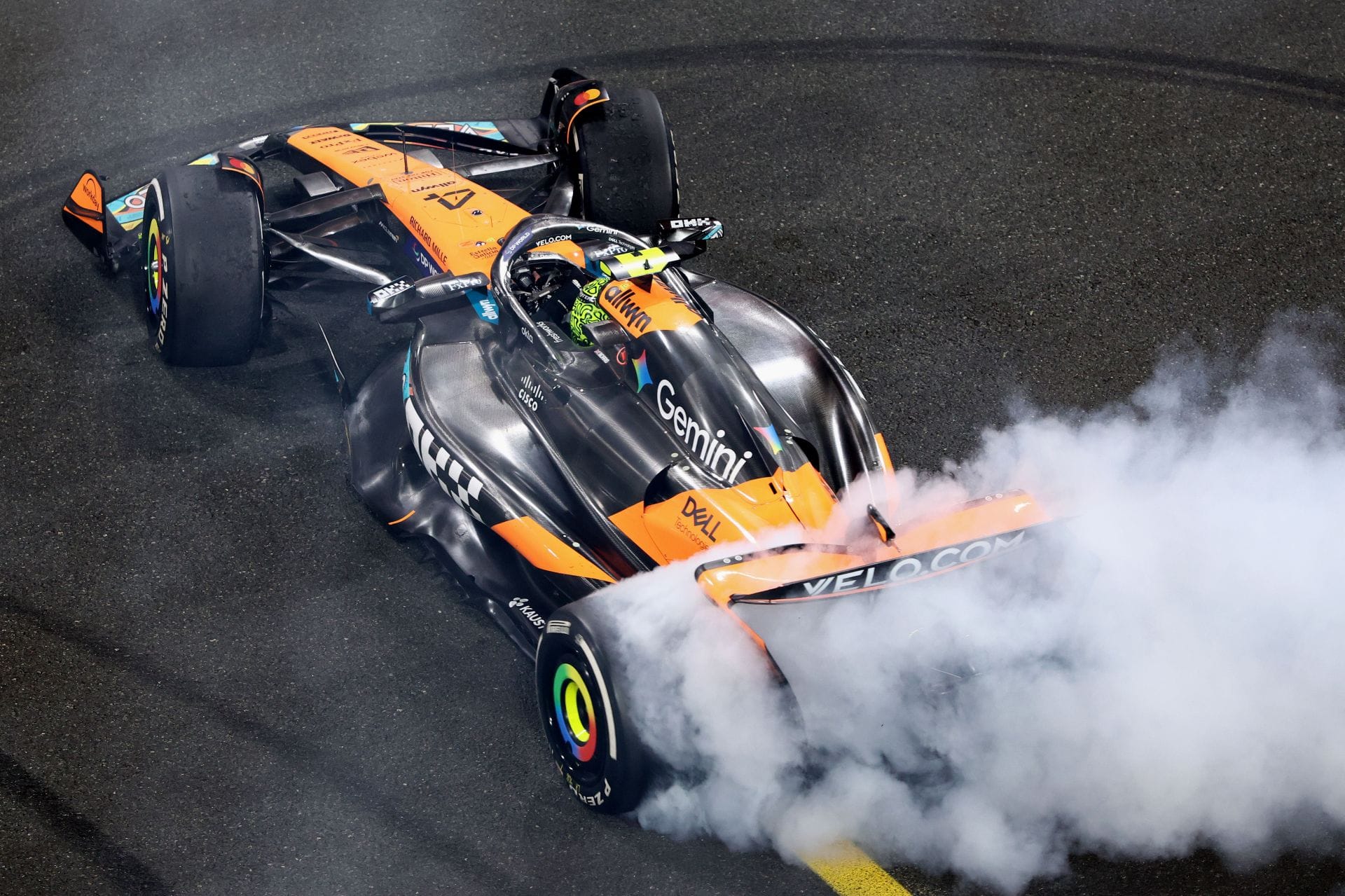 Lando Norris after the Abu Dhabi Grand Prix - Source: Getty