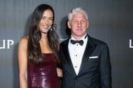 Ana Ivanovic (left) and Bastian Schweinsteiger at the 2024 Laver Cup Opening Night (Source: Getty)