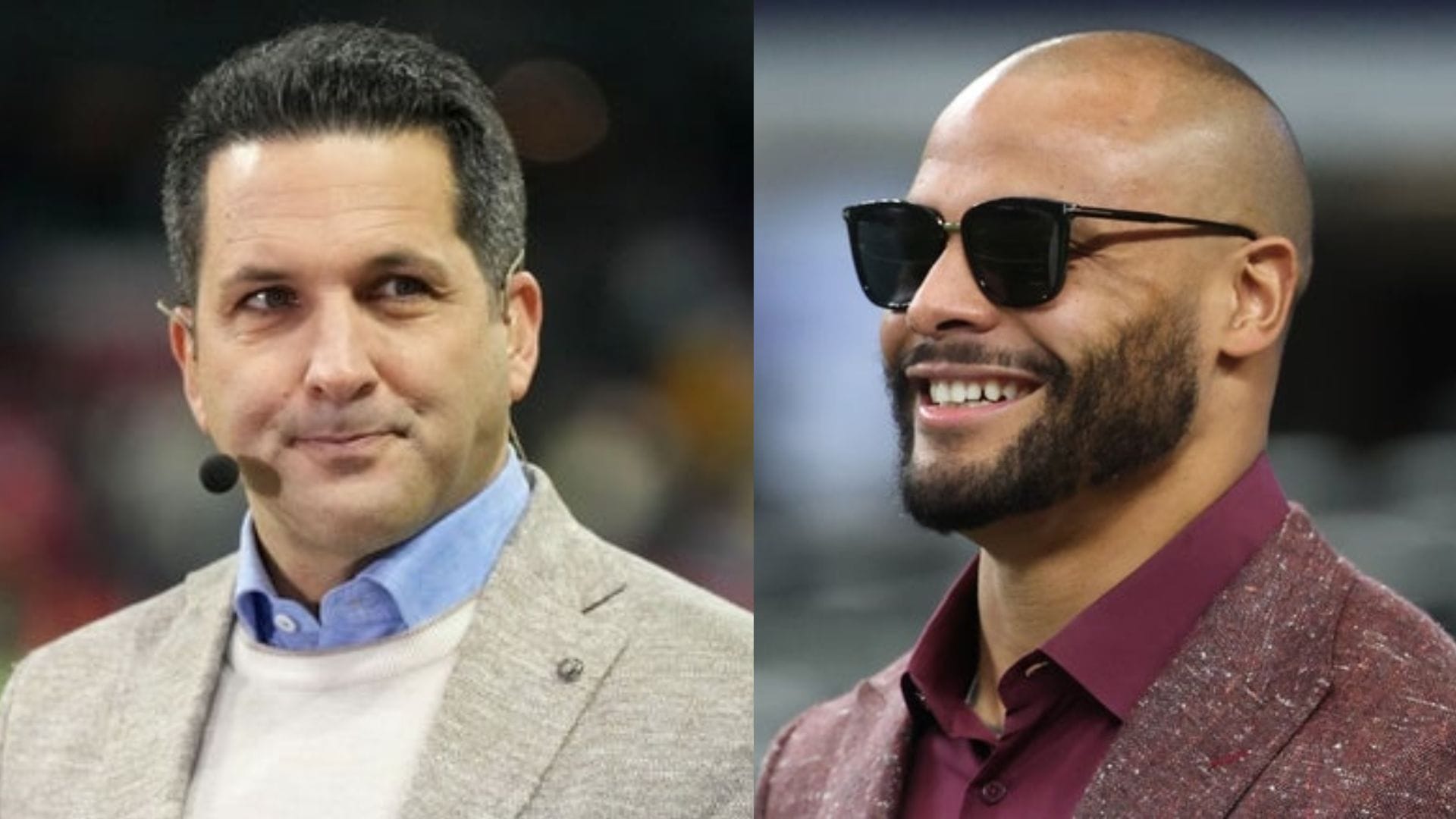 Adam Schefter and Dak Prescott (Source: Imagn)