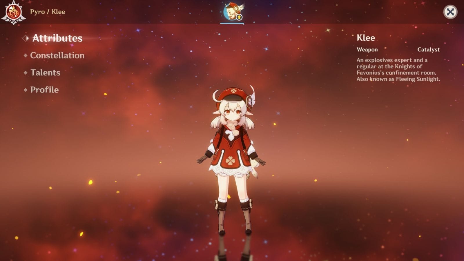 Klee from Genshin Impact (Image via HoYoverse)