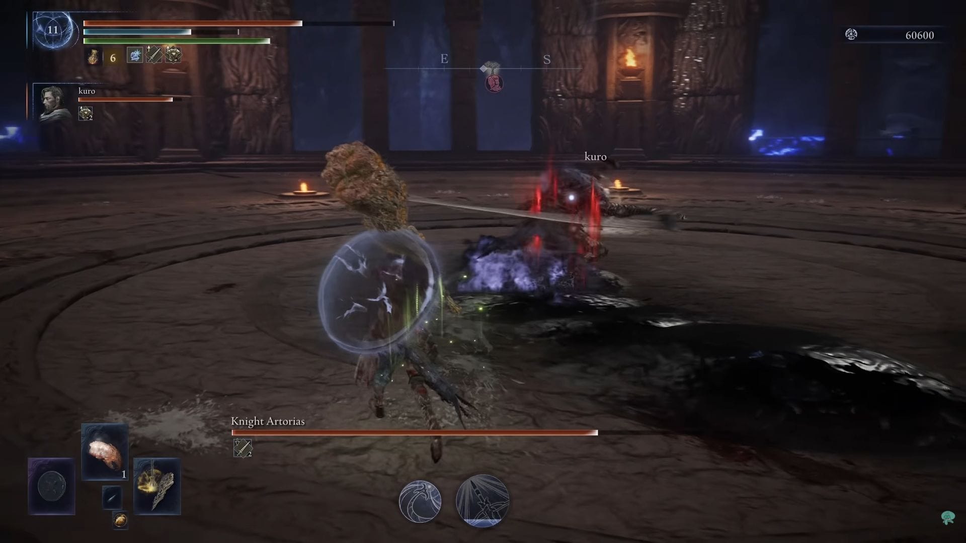 Block or dodge slashes (Image via FromSoftware || YouTube/ExoGhost)