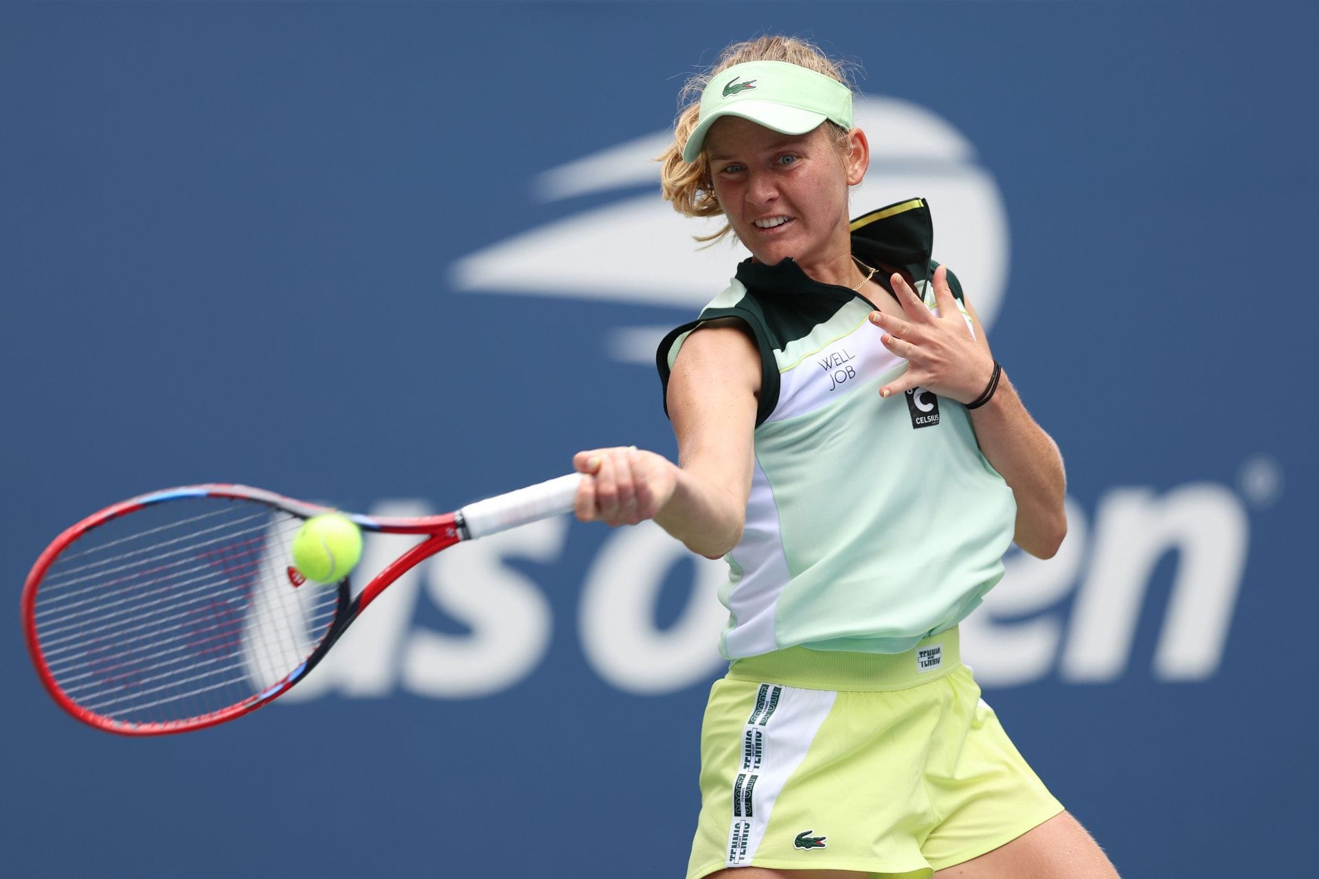 Fiona Ferro at the US Open 2023. (Photo: Getty)