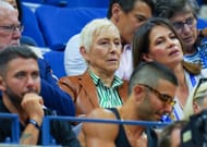 Martina Navratilova and Lemigova at the 2025 <a href='https://www.sportskeeda.com/go/us-open' target='_blank' rel='noopener noreferrer'>US Open</a> Tennis Championships - Source: Getty