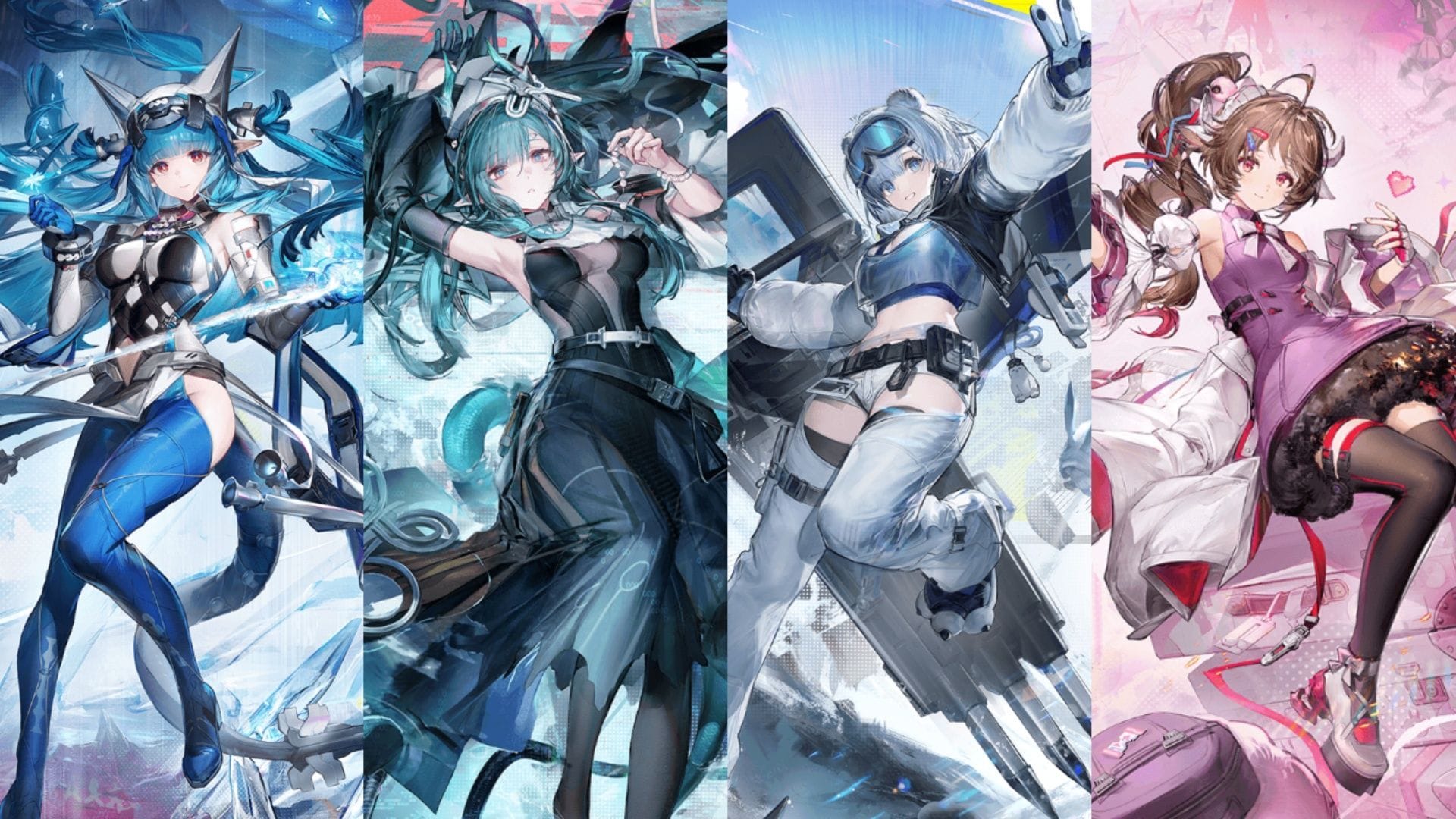 Last Rite, Xaihi, Snowshine, and Ardelia (Image via Hypergryph)